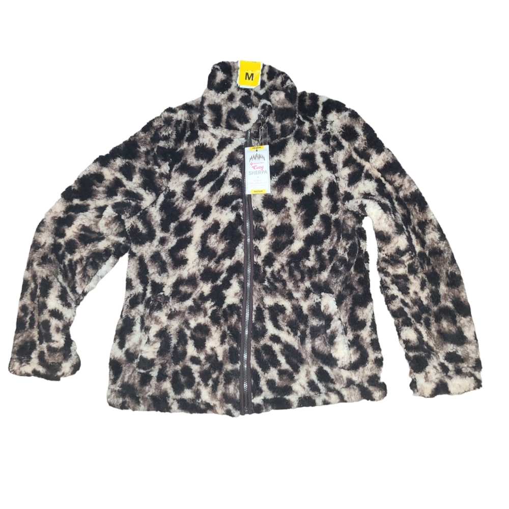 BNWT Cozy Sherpa Women's Full Zip Jacket